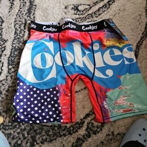 Cookies Men’s Multicolor Boxer Briefs - Bold Graphic Comfort Size Large New